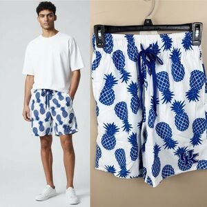 Kentucky Wildcats Colosseum Pineapples Swim Shorts - White Size Small